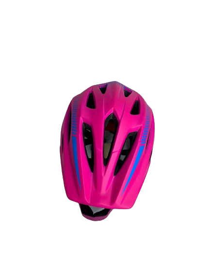 Casco Full Face Rosa con Azul